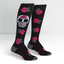 Load image into Gallery viewer, KNEE HIGH- SUGAR SKULL