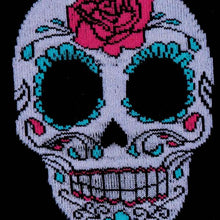 Load image into Gallery viewer, KNEE HIGH- SUGAR SKULL