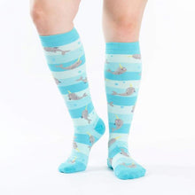 Load image into Gallery viewer, KNEE HIGH- UNICORN OF THE SEA