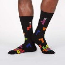 Load image into Gallery viewer, MEN'S CREW- TETRIS ACTION SHOT