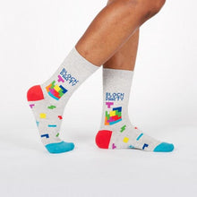 Load image into Gallery viewer, WOMEN'S CREW- TETRIS BLOCK PARTY