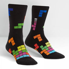 Load image into Gallery viewer, WOMEN'S CREW- TETRIS ACTION SHOT