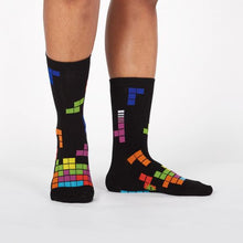 Load image into Gallery viewer, WOMEN'S CREW- TETRIS ACTION SHOT