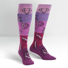 Load image into Gallery viewer, KNEE HIGH- CRYSTAL HEEL-ING