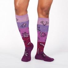 Load image into Gallery viewer, KNEE HIGH- CRYSTAL HEEL-ING