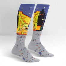 Load image into Gallery viewer, KNEE HIGH- CAFE TERRACE AT NIGHT