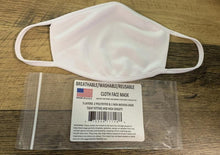 Load image into Gallery viewer, WASHABLE FACE MASK- WHITE
