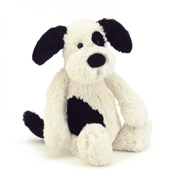 BASHFUL BLACK& CREAM PUPPY MEDIUM 12