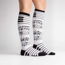 Load image into Gallery viewer, KNEE HIGH-FOOT NOTES
