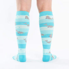 Load image into Gallery viewer, KNEE HIGH- UNICORN OF THE SEA
