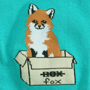 KNEE HIGH-FOXES IN BOXES