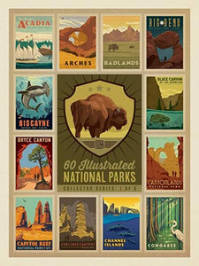 PUZZLE- NATIONAL PARKS- BISON 500 PCS