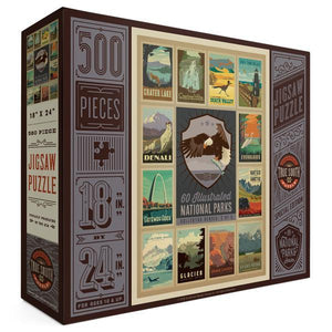 PUZZLE- NATIONAL PARKS -EAGLE 500 PCS