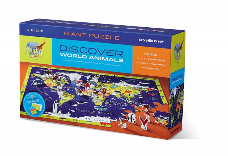 DISCOVER PUZZLE- THE WORLD ANIMALS 100PCS