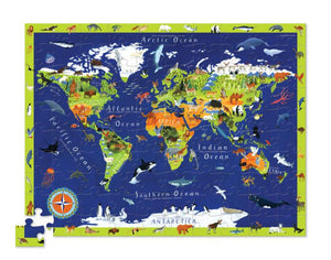 DISCOVER PUZZLE- THE WORLD ANIMALS 100PCS