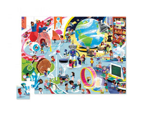 DAY AT THE MUSEUM PUZZLE - SCIENCE 48PCS