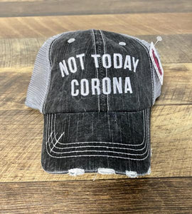 TRUCKER HAT-NOT TODAY CORONA