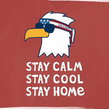 Load image into Gallery viewer, ADULT CRUSHER S/S- STAY CALM EAGLE
